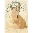 Carte de Pâques "Happy Easter" Le Lapin