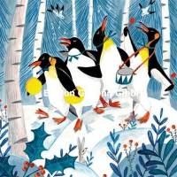 Carte Nouvel an Caroline Bonne Muller Les Pingouins