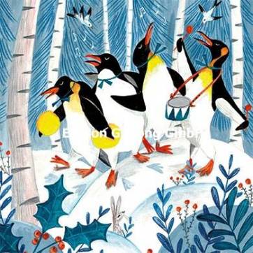 Carte Nouvel an Caroline Bonne Muller Les Pingouins
