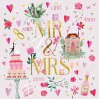 Carte Mariage Mila Marquis Mr & Mrs