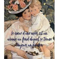 Citation Amour: « Le cœur d’une mère est un abîme au fond duquel se trouve toujours un pardon. »