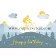 Carte Anniversaire Velo Cross