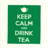 Carte "Keep Calm and Drink Tea"