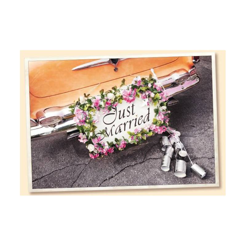 Carte Felicitations Mariage Just Married