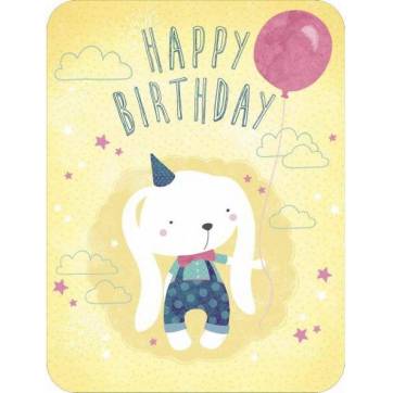 Carte Jessica Sécheret Happy Birthday Lapinou