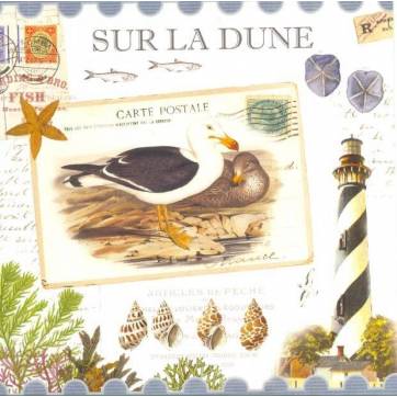 Carte d'art Gwenaëlle Trolez Sur la Dune
